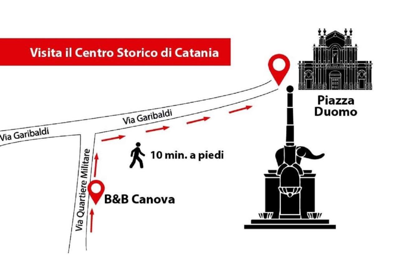 B&B Canova 카타니아 외부 사진
